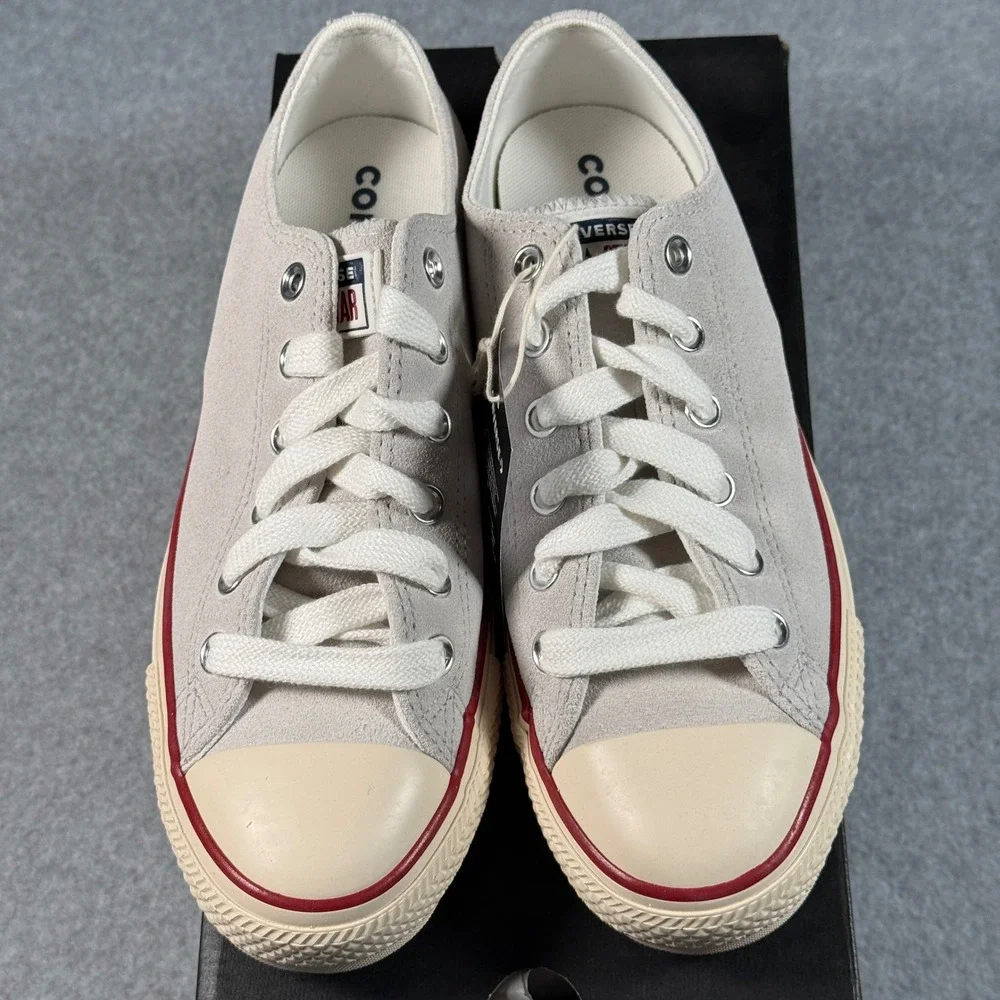 Converse Chuck Taylor All Star Ox Suede Grey Ivory A14237C Mens 7 Womens 9